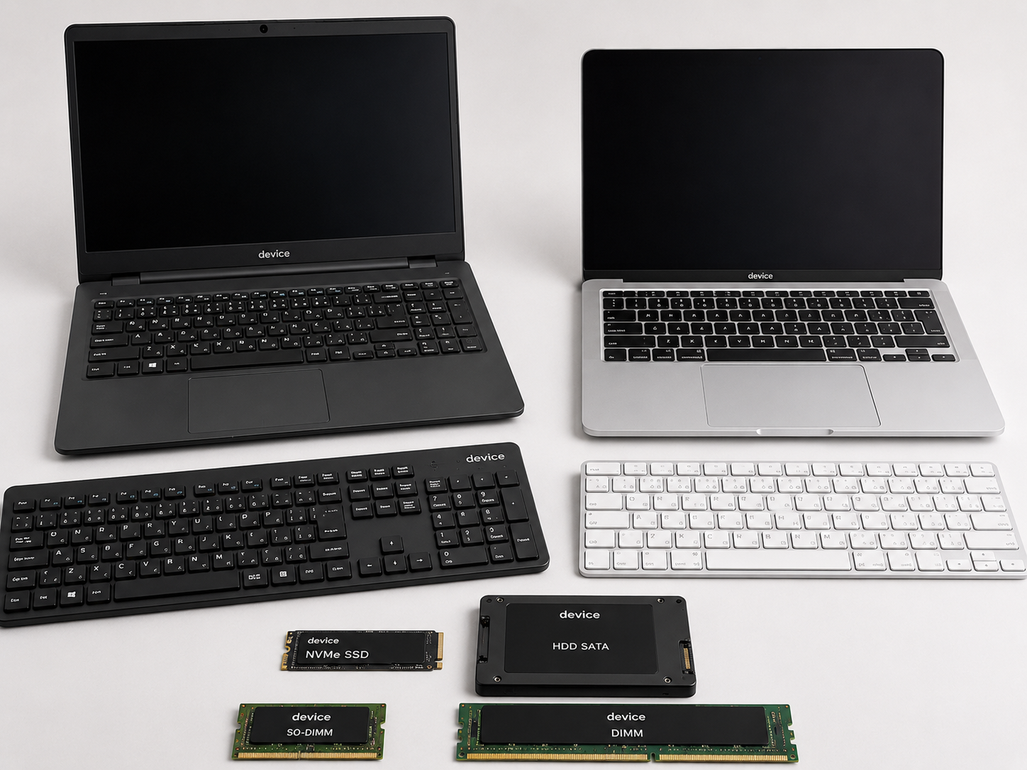 Matériel informatique reconditionné GSSIEP — RAM, SSD, PC portable